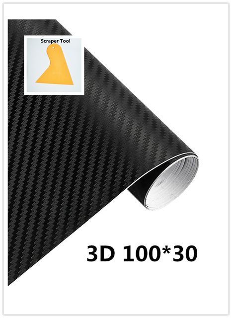 Motorcycle 127cm 3d 5d Car Carbon Fiber Vinyl Stickers For