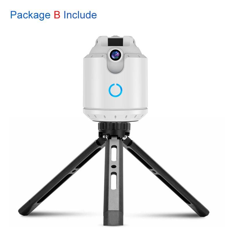 Automatic Tracking Shooting AI Camera Recognition Portrait Body Face Track Intelligent Shoot Phone Tablet Dual-Axis Gimbal Stand