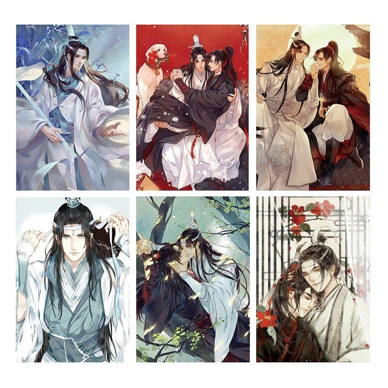 New 88Pcs Set Anime Mo Dao Zu Shi Large Postcard Greeting