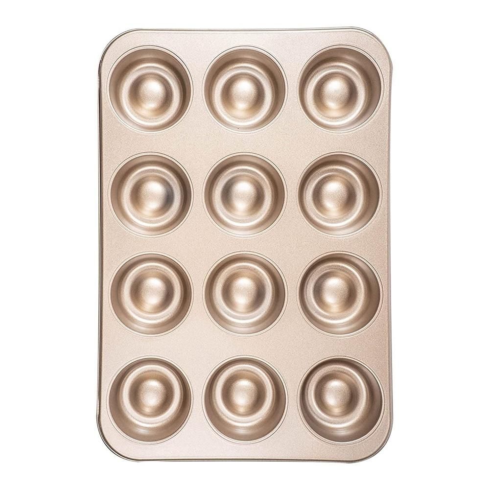 Brownie Bowl Pan, 12 Cavity Mini Bundt Round Cake Pans