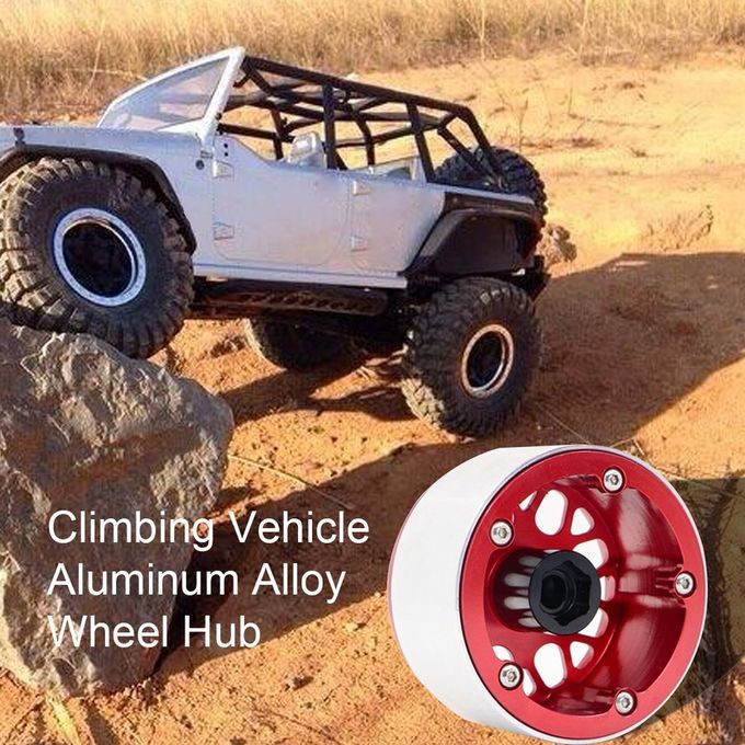 For S X10 Traxxas4 Trx-4 Remote  Limbing  Ar Aluminum Alloy Wheel Hub-black&red