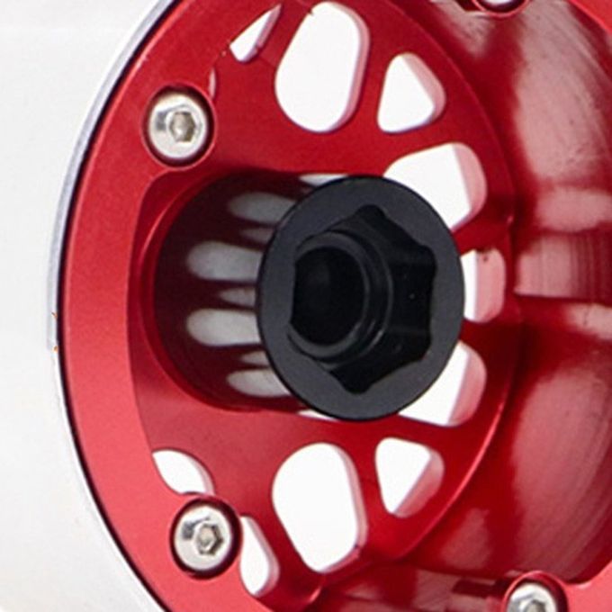 For S X10 Traxxas4 Trx-4 Remote  Limbing  Ar Aluminum Alloy Wheel Hub-black&red