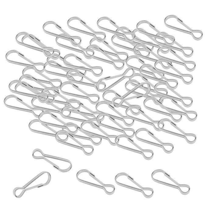 200Pcs/Set 304 Stainless Steel Clasp Mini Hanging Buckles Spring Snap