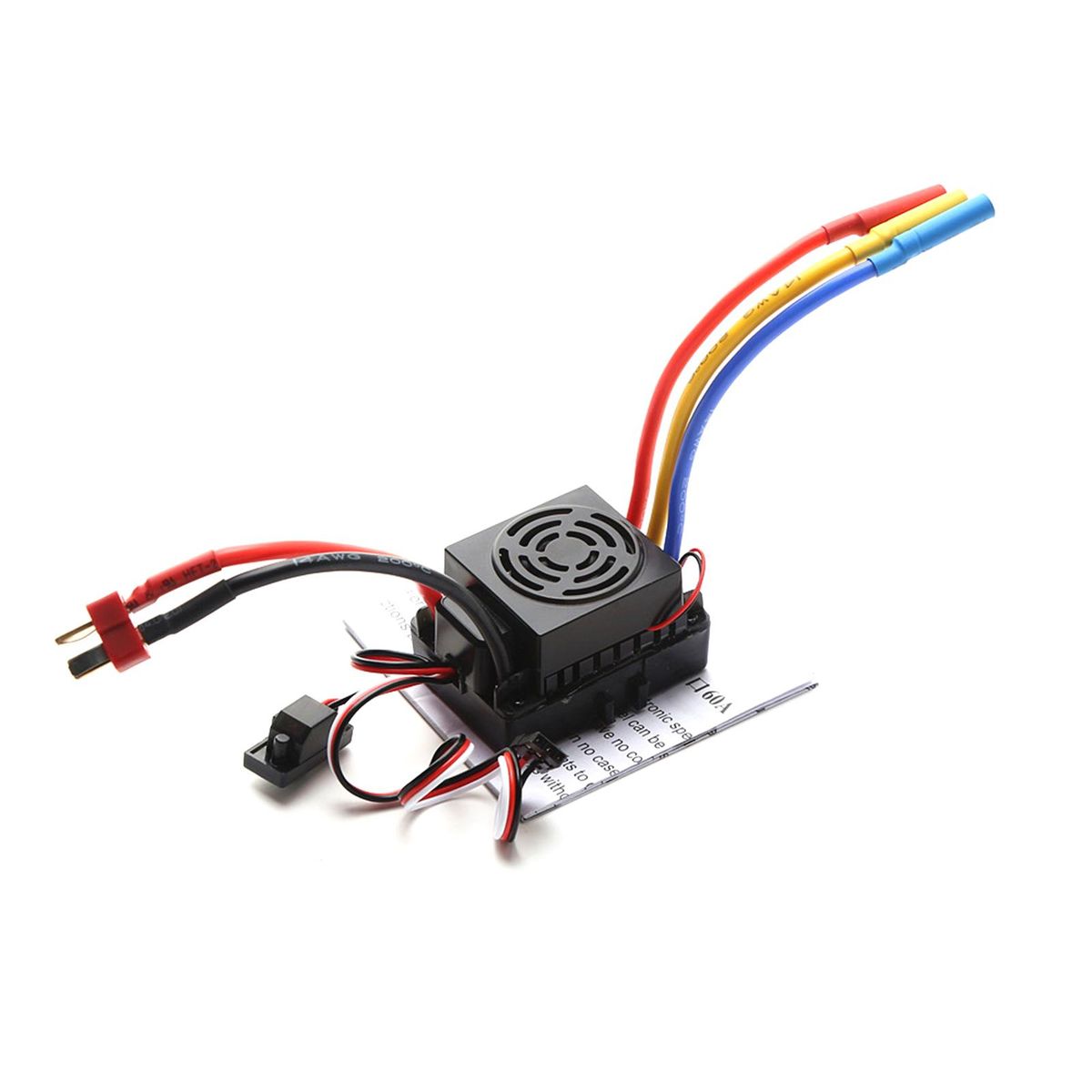 60A Brushless ESC Electronic Speed Controller T Plug 5.8V 3A BEC for 1/10 RC Car