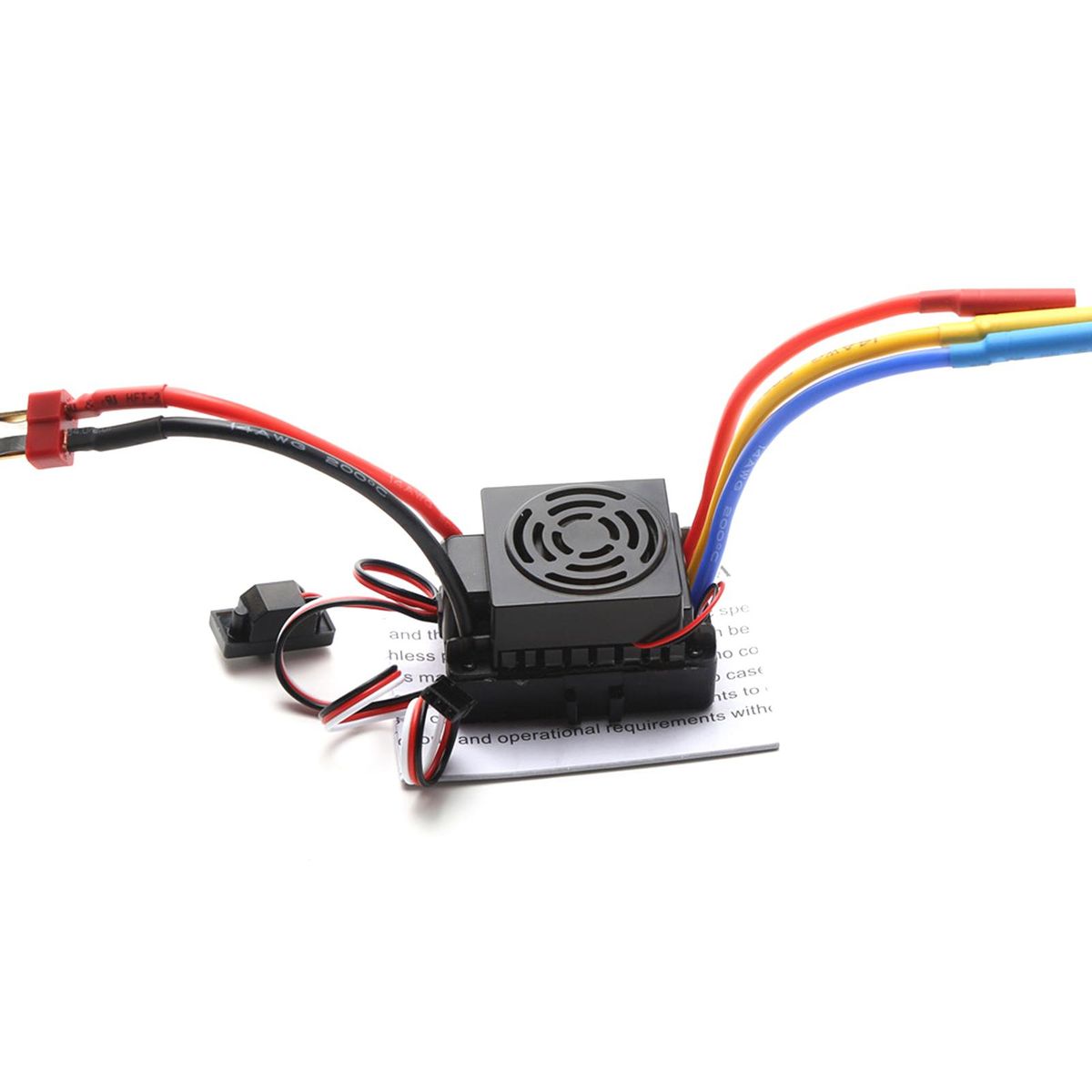 60A Brushless ESC Electronic Speed Controller T Plug 5.8V 3A BEC for 1/10 RC Car