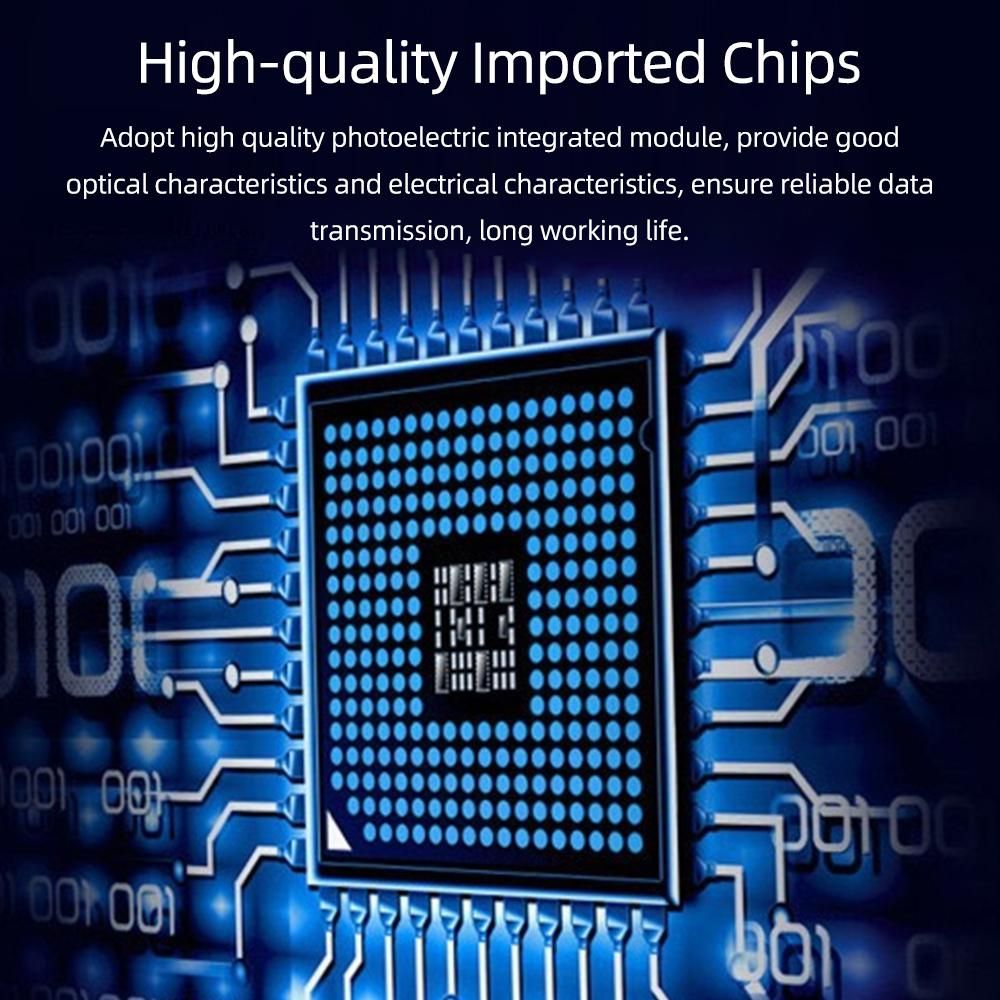Gigabit Single-mode Single-fiber Optical Fiber Converter Transmitter Receiver Set SC Port High-quality Chip Metal Shell US Plug