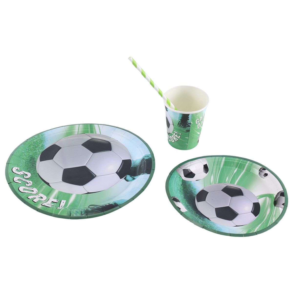 Football Party Disposable Paper Tray Children'S Birthday