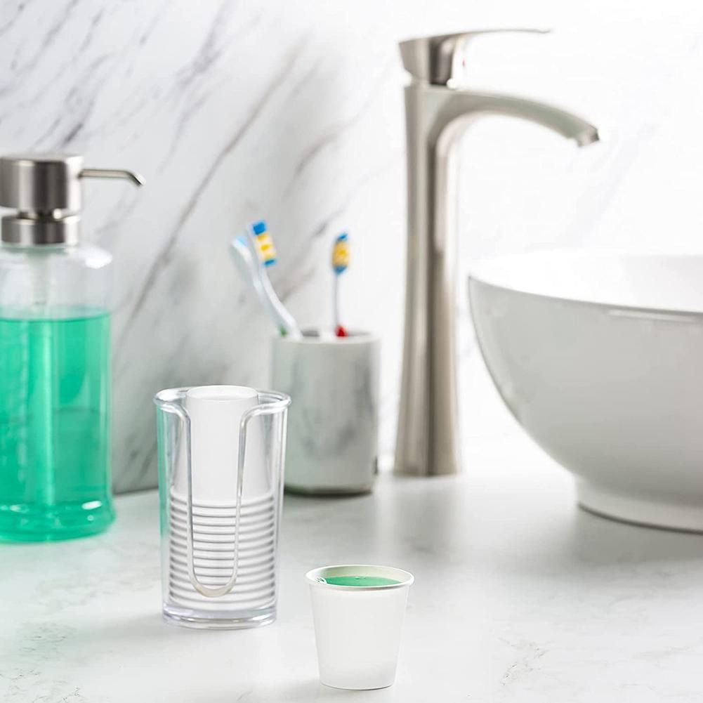White Paper Cups, Mouthwash Cups, Disposable Cups, (100