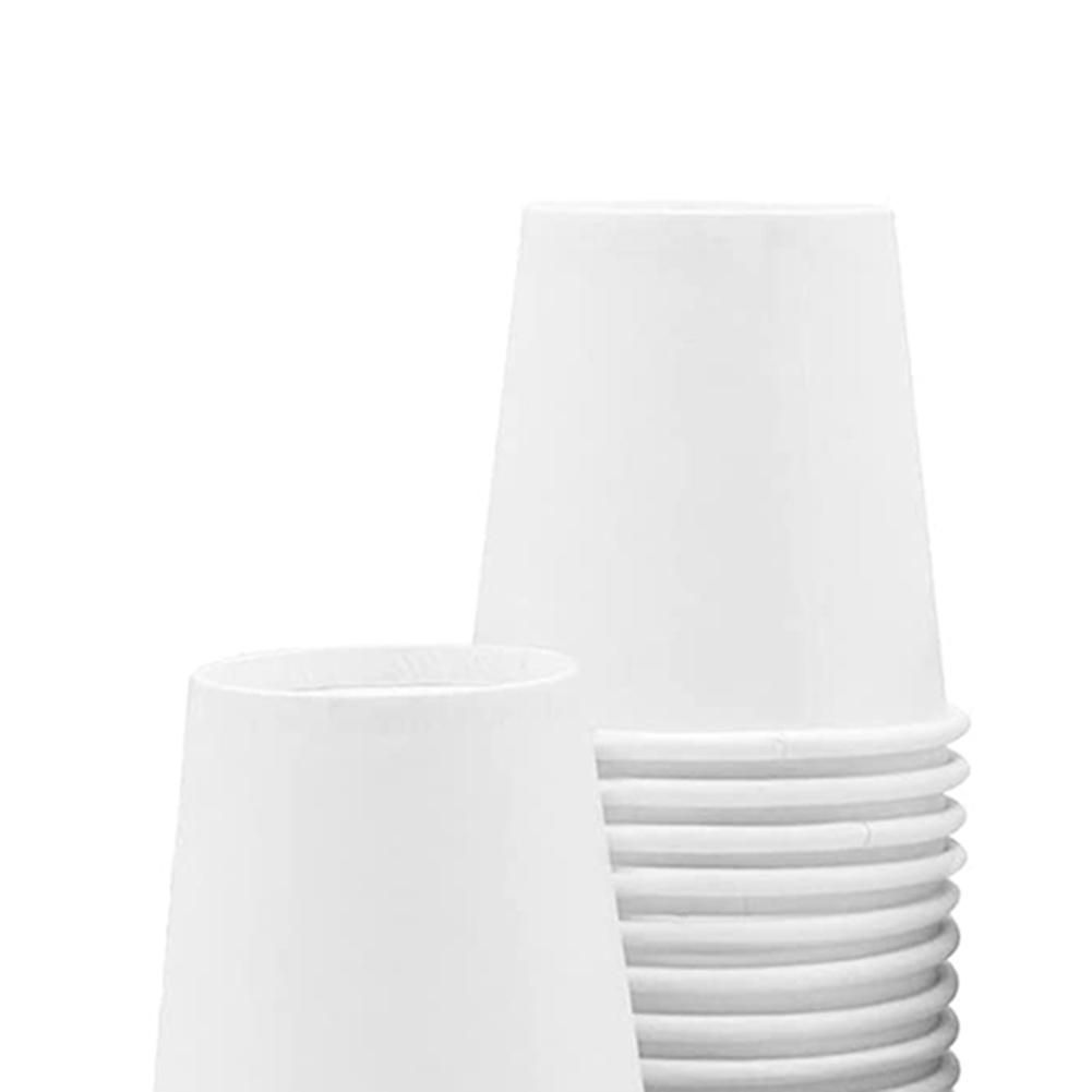 White Paper Cups, Mouthwash Cups, Disposable Cups, (100