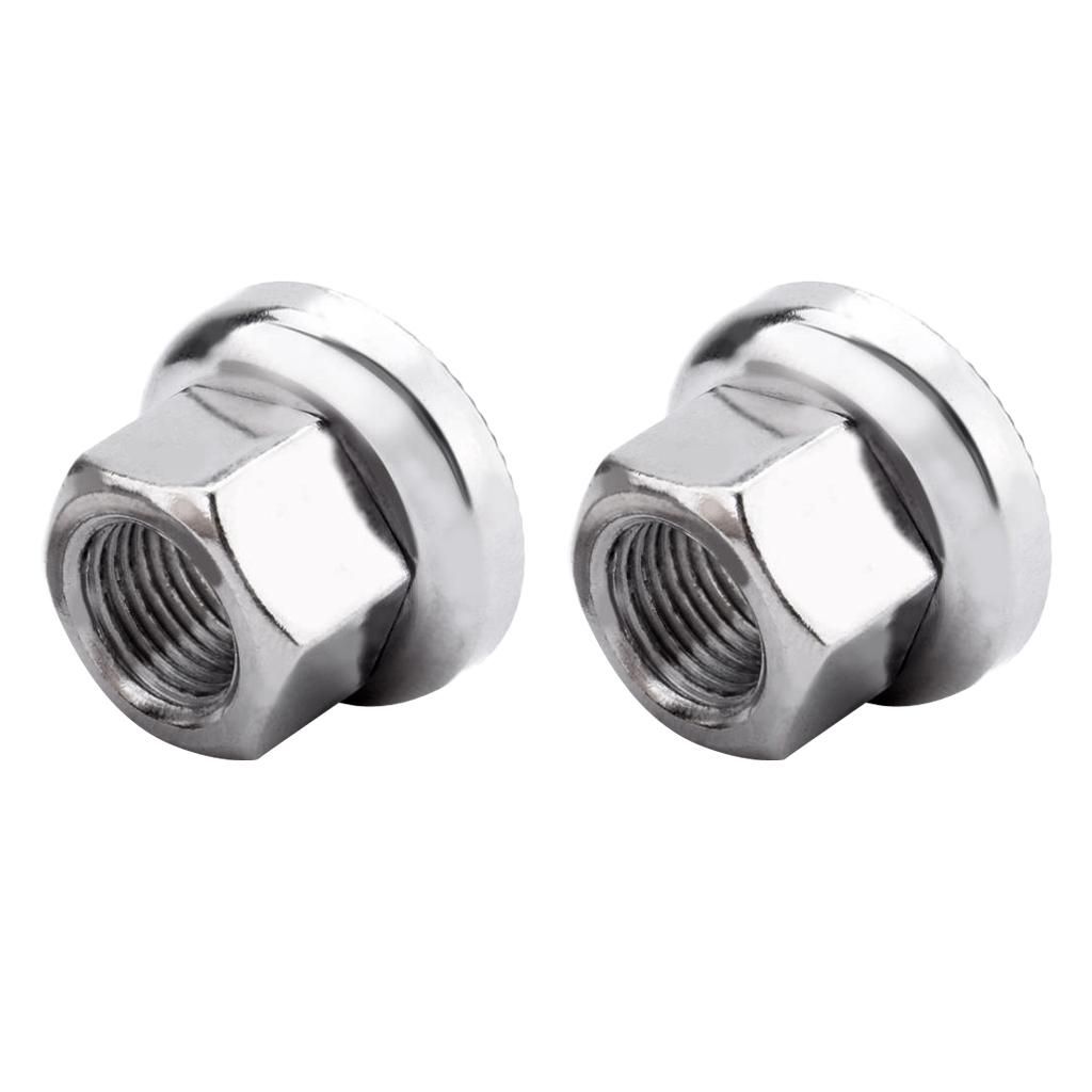 20pcs Stainless Steel Flange Nut M10 For Rear Hub MTB Road Bike Axle