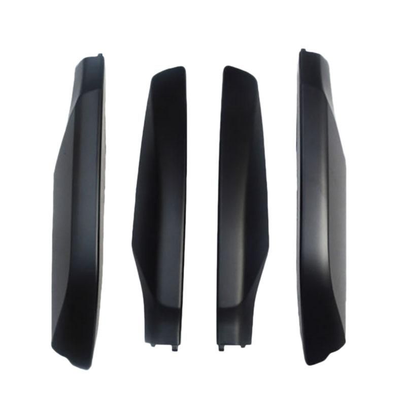 Roof Rack Rail End Cover, 4Pcs Roof Rack Cover Shell Cap Replacement for Toyota Land Cruiser Prado Fj120 2003 - 2007 2008 2009 Car Accessories Black