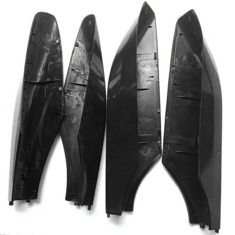 Roof Rack Rail End Cover, 4Pcs Roof Rack Cover Shell Cap Replacement for Toyota Land Cruiser Prado Fj120 2003 - 2007 2008 2009 Car Accessories Black