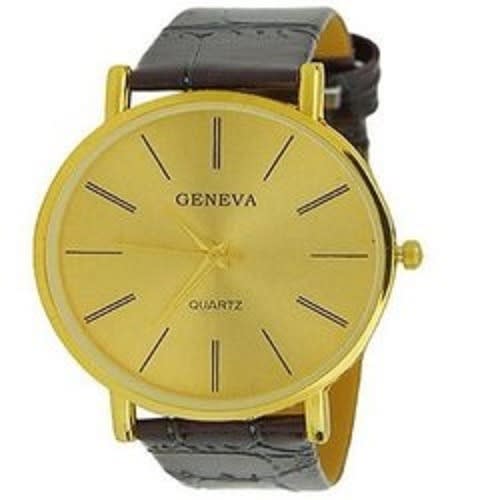 Unisex Leather Wrist Watch