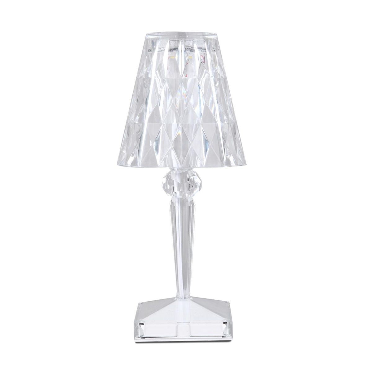 ST001 Modern Crystal Table Lamps Glam Table Lamp Dimmable Diamond Glitter Lights Decorative Desk Lamp Power by USB for Bedroom Living Room Study Room Office Bulbs Included