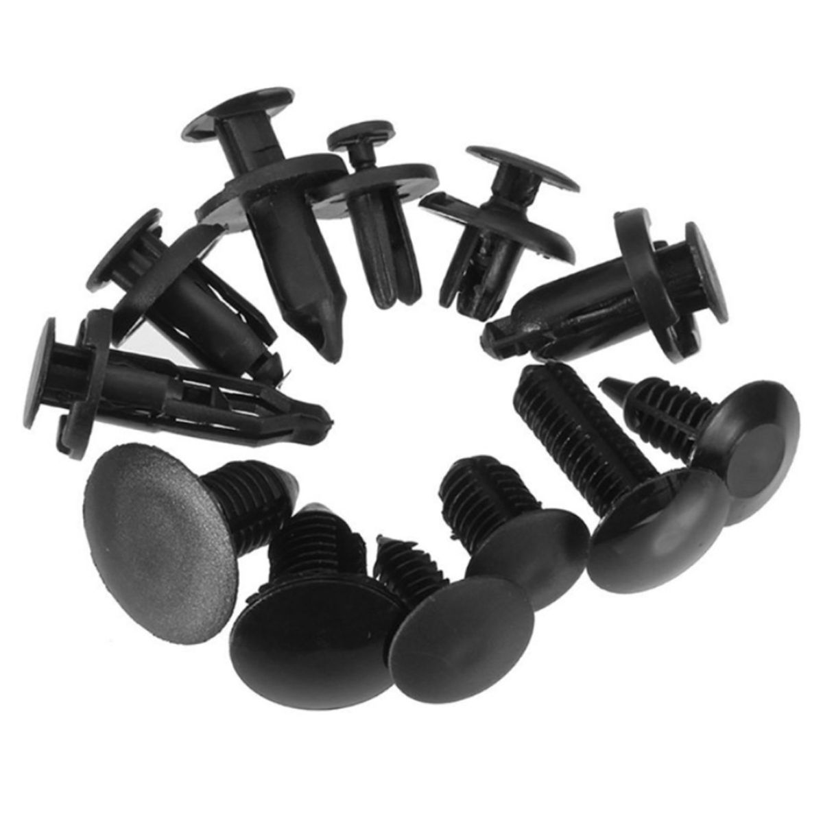 240Pcs Bumper Retainer Clips Plastic Rivets Car Fasteners