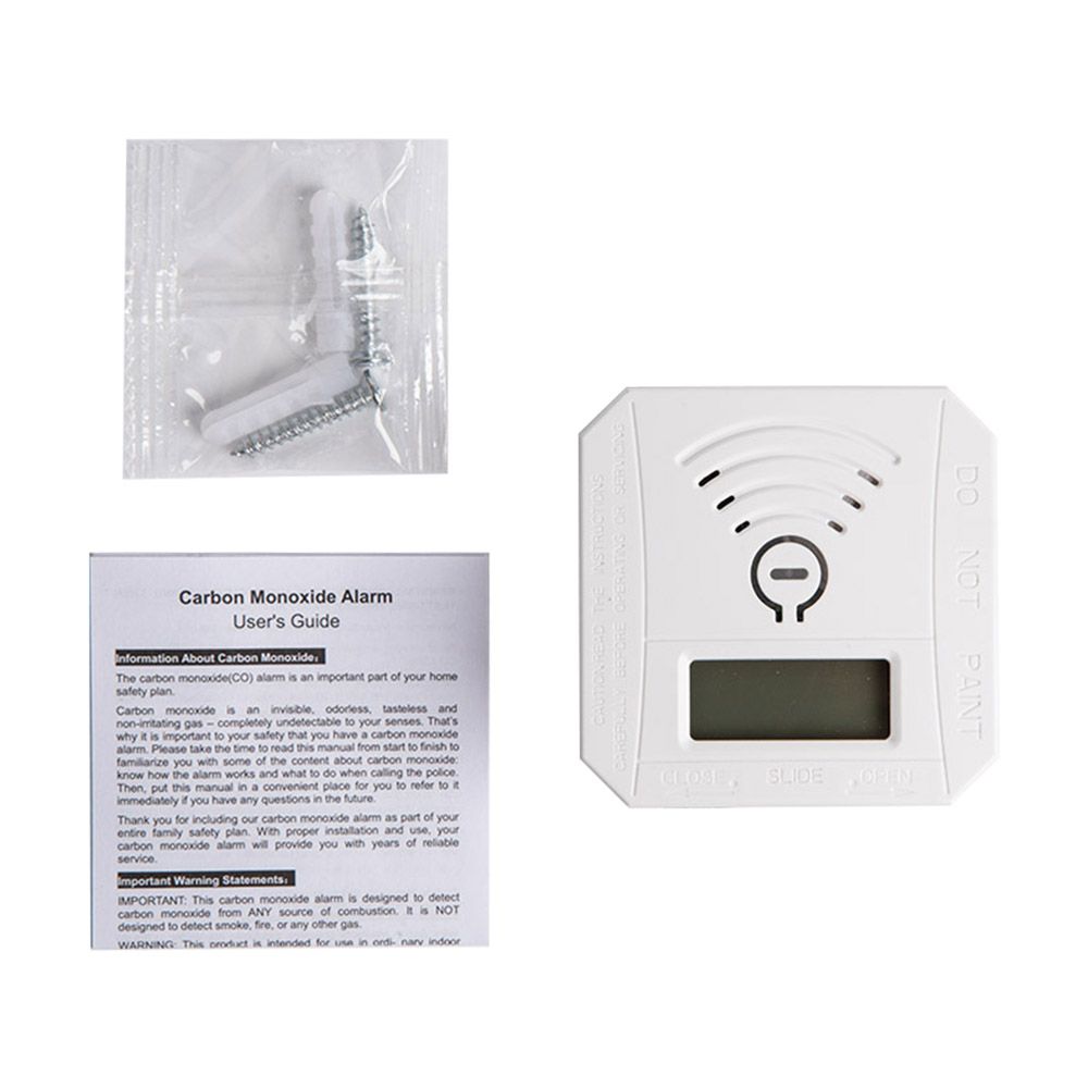 Combination Carbon Monoxide Detector Battery Operated CO