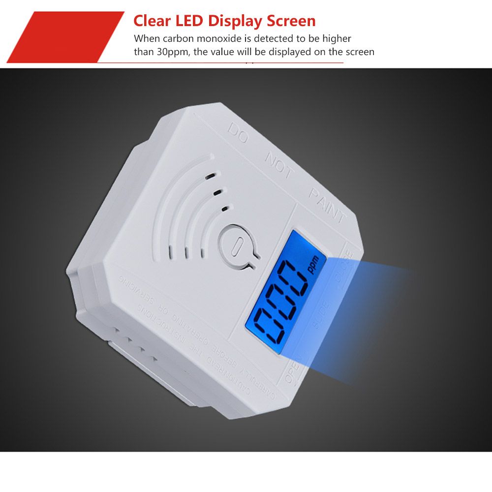 Combination Carbon Monoxide Detector Battery Operated CO