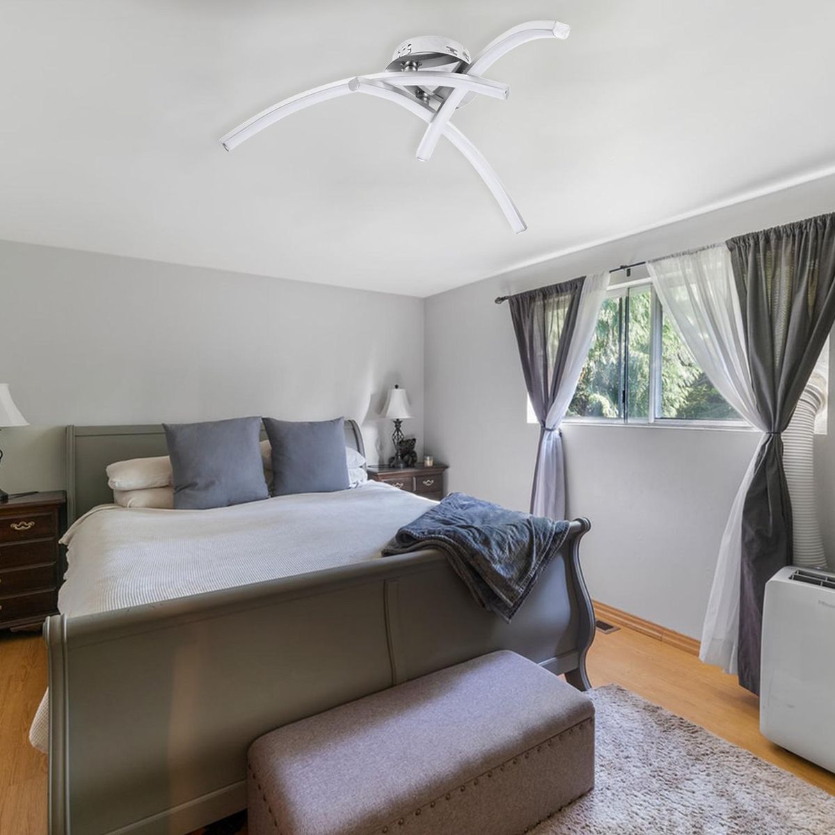 3 Branches L-ED Light Warm White 18W Ceiling Light Kitchen Living Bedroom Modern Pendant Lamp