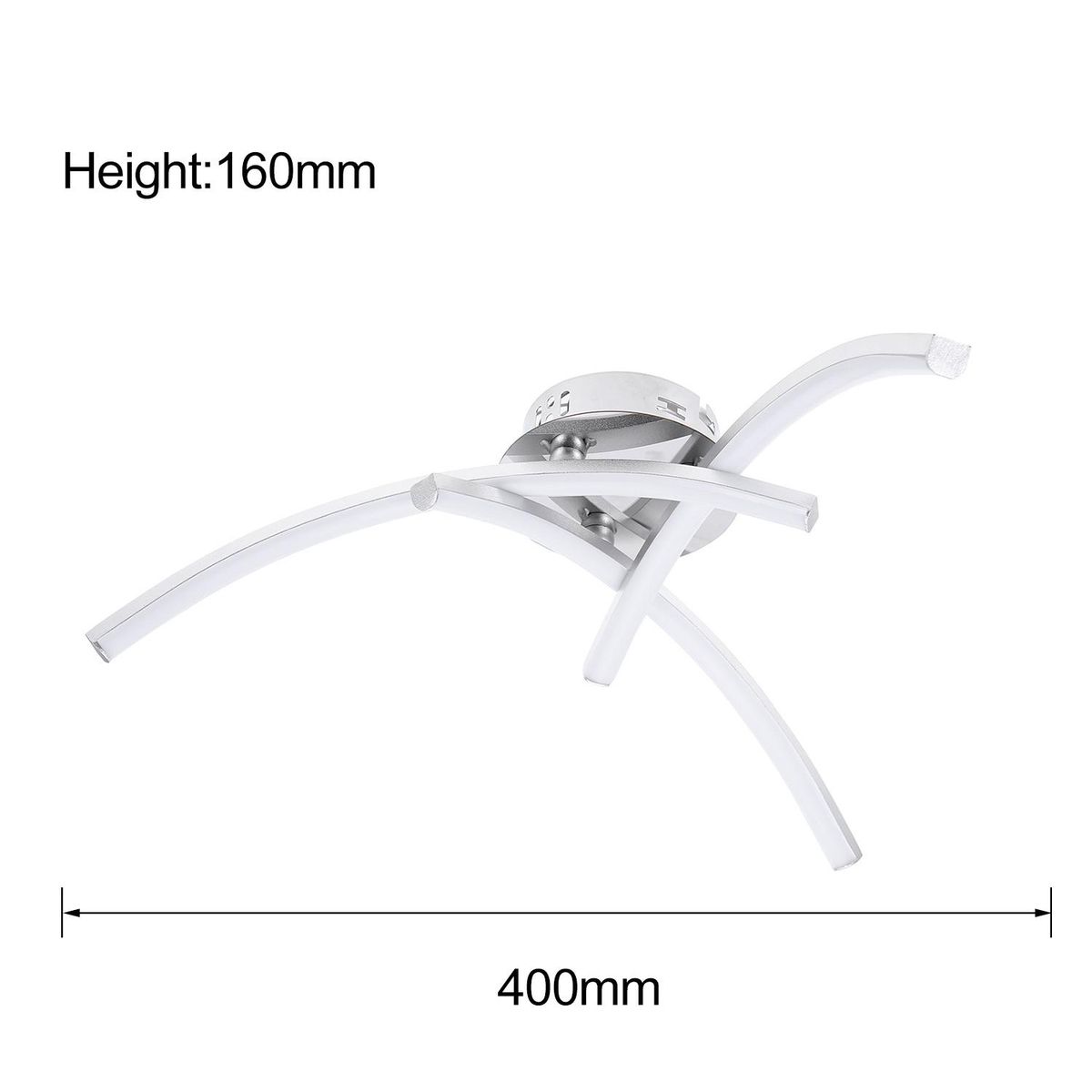 3 Branches L-ED Light Warm White 18W Ceiling Light Kitchen Living Bedroom Modern Pendant Lamp