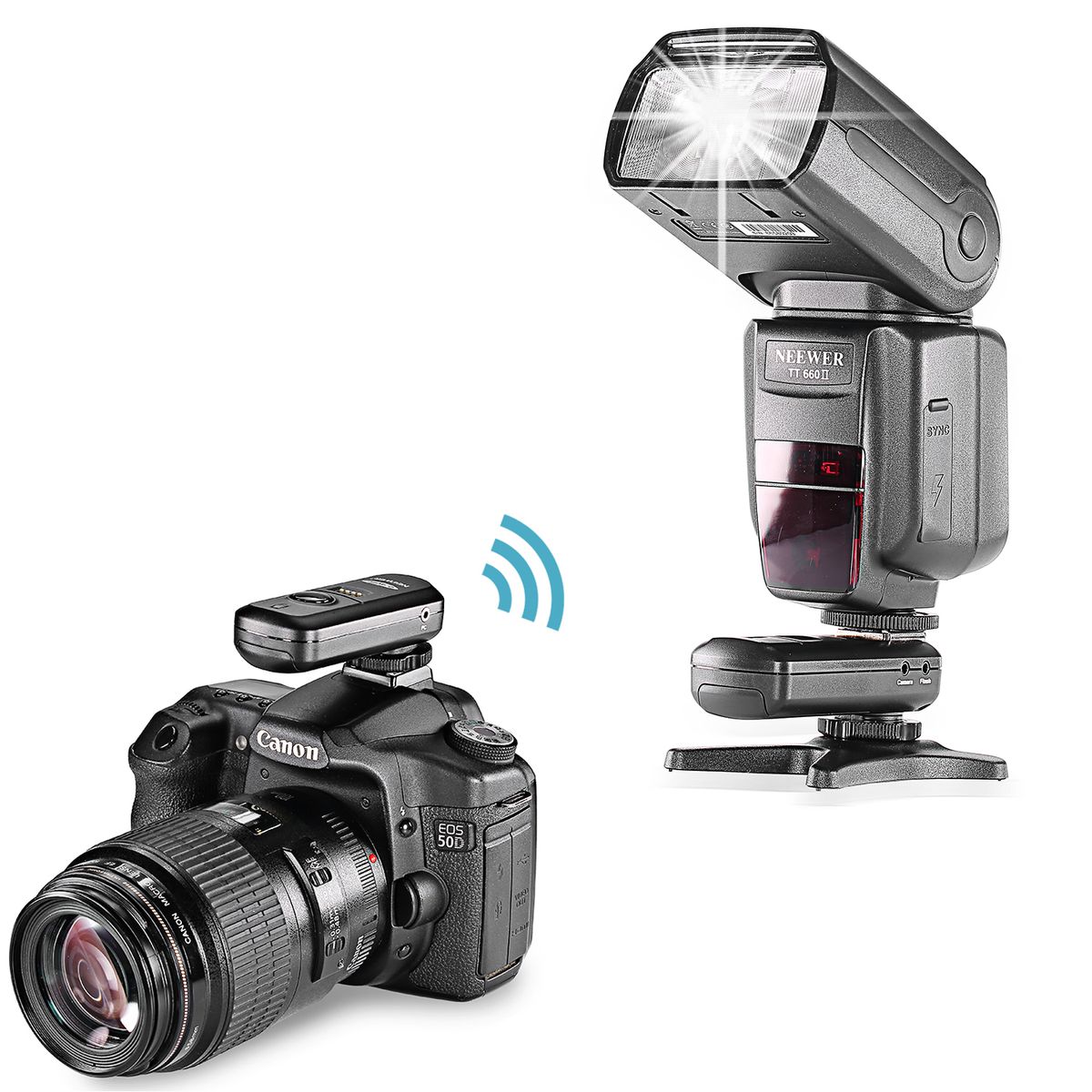 FC-16 Multi-Channel 2.4GHz 3-IN-1 Wireless Flash/Studio Flash Trigger With Remote Shutter For Canon Rebel T3 XS T4i T3i T2i T1i Xsi EOS 1100D 1000D 700D 650D 600D 60D 550D 500D 450D 100D, EOS 1D Mark IV 1D Mark III 5D Mark II
