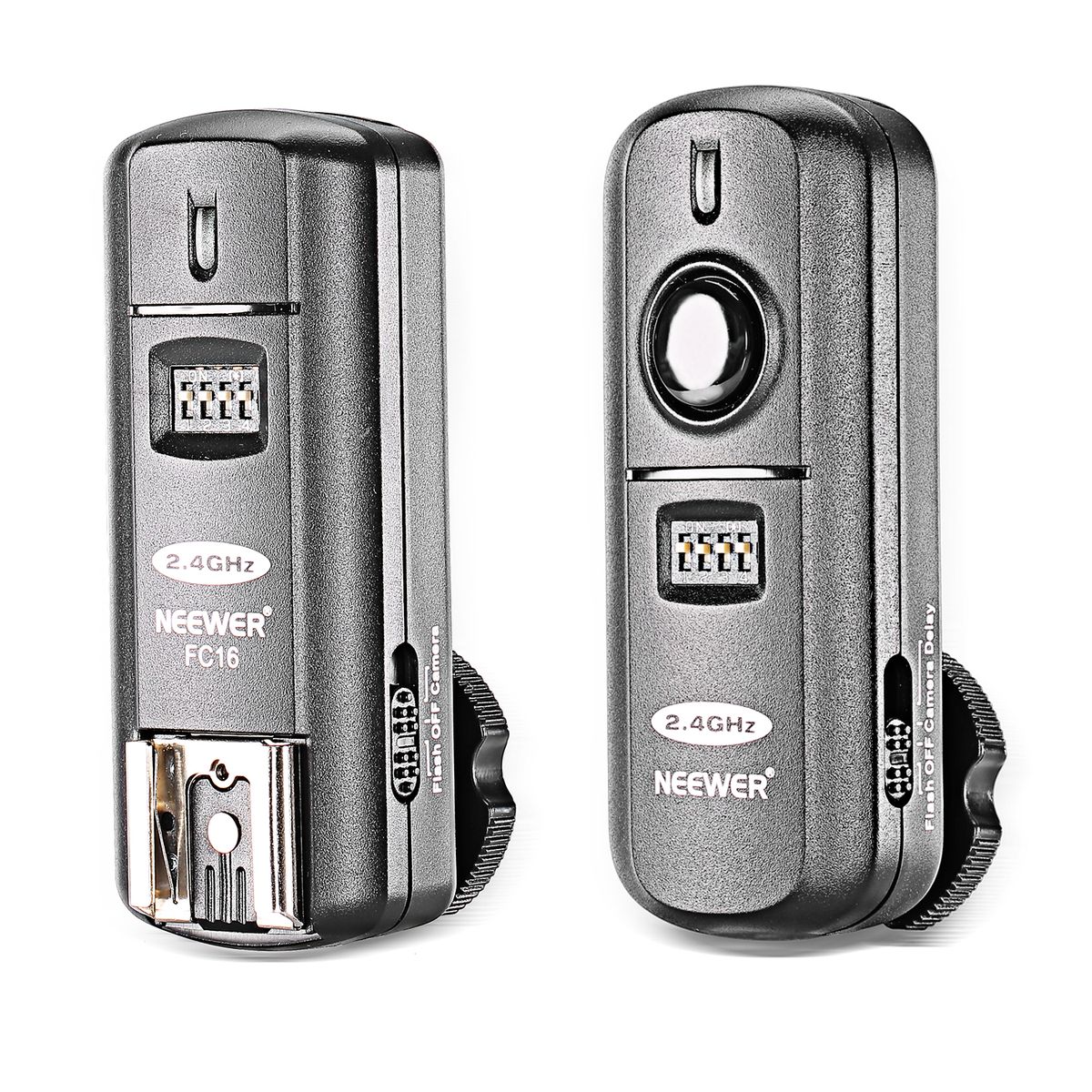 FC-16 Multi-Channel 2.4GHz 3-IN-1 Wireless Flash/Studio Flash Trigger With Remote Shutter For Canon Rebel T3 XS T4i T3i T2i T1i Xsi EOS 1100D 1000D 700D 650D 600D 60D 550D 500D 450D 100D, EOS 1D Mark IV 1D Mark III 5D Mark II