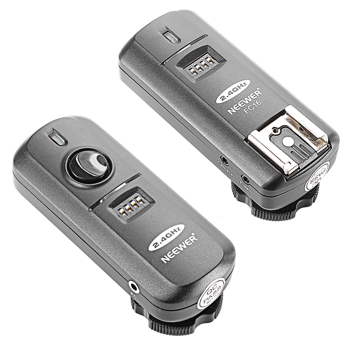 FC-16 Multi-Channel 2.4GHz 3-IN-1 Wireless Flash/Studio Flash Trigger With Remote Shutter For Canon Rebel T3 XS T4i T3i T2i T1i Xsi EOS 1100D 1000D 700D 650D 600D 60D 550D 500D 450D 100D, EOS 1D Mark IV 1D Mark III 5D Mark II
