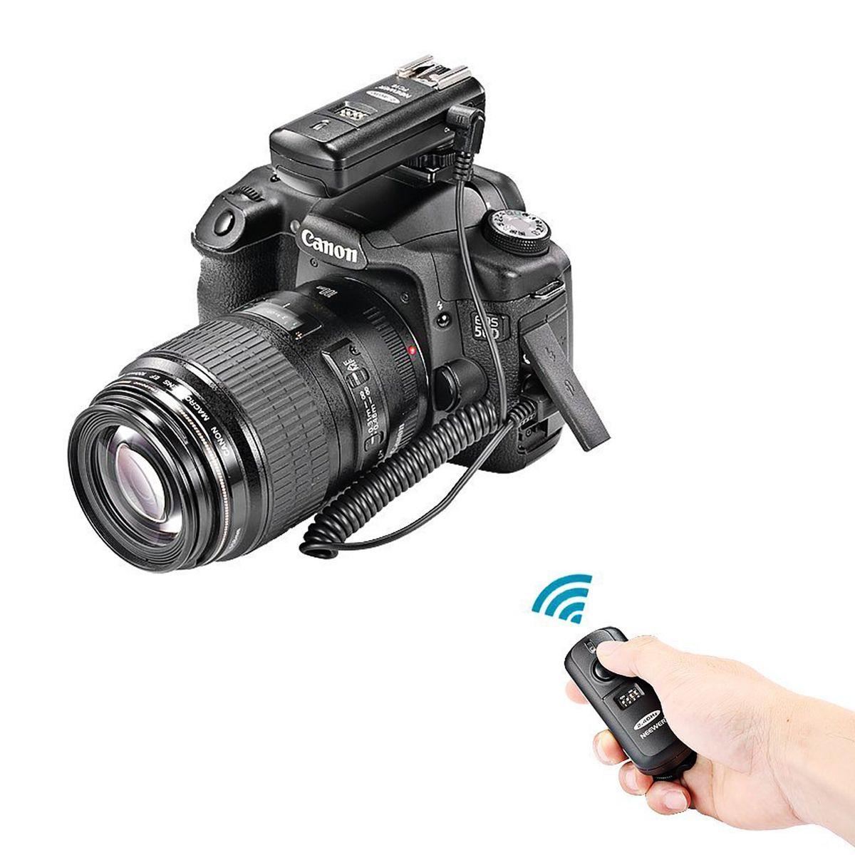 FC-16 Multi-Channel 2.4GHz 3-IN-1 Wireless Flash/Studio Flash Trigger With Remote Shutter For Canon Rebel T3 XS T4i T3i T2i T1i Xsi EOS 1100D 1000D 700D 650D 600D 60D 550D 500D 450D 100D, EOS 1D Mark IV 1D Mark III 5D Mark II
