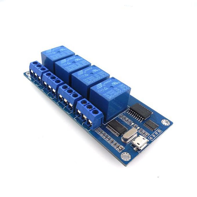 HW-344 Way 5V Relay Module Relay  Ontrol Panel-blue