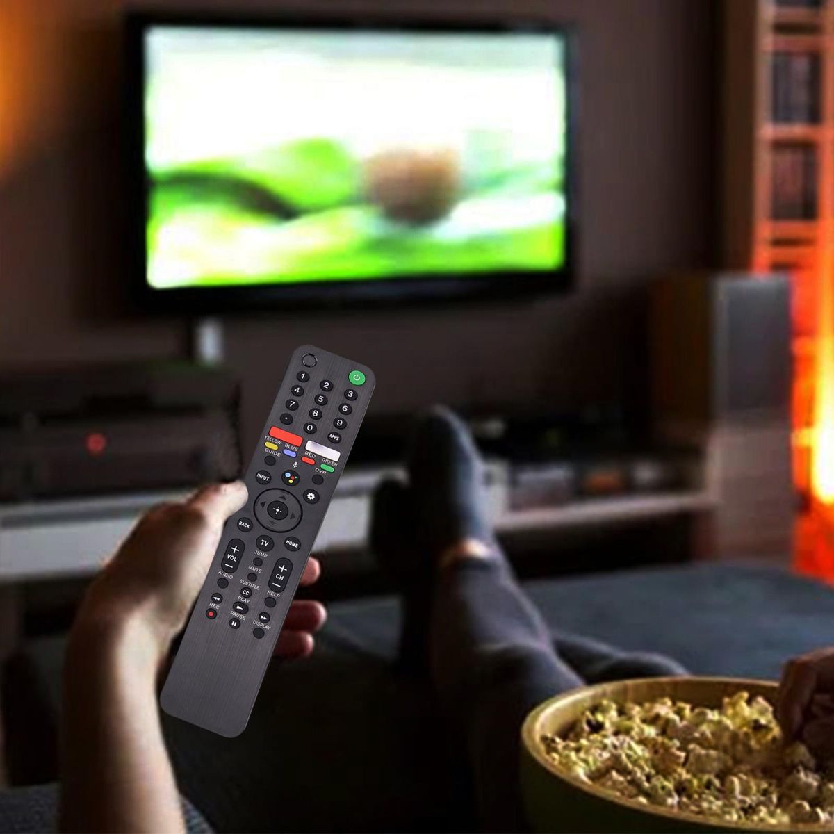 TX500U Voice Remote Control Replacement For Sony Smart TV Remote Controller Compatible with TV Bravia Smart TVs KD Series XBR series Voice Search