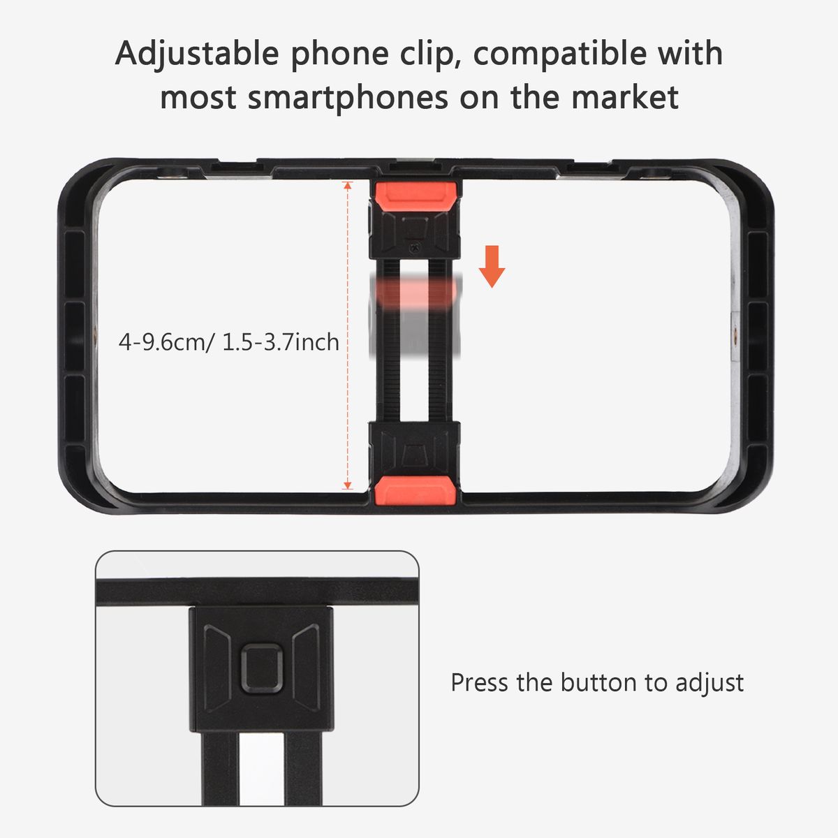 Dual Handheld Phone Cage Vlog Kit 1 Smartphone Video Rig