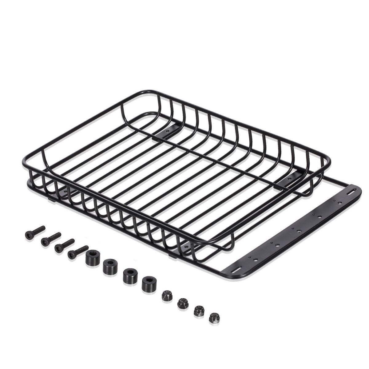 RC Car Metal Roof Rack Luggage Carrier Compatible with 1/10 Traxxas Hsp Redcat Rc4wd Tamiya Axial  Scx10 D90 Hpi