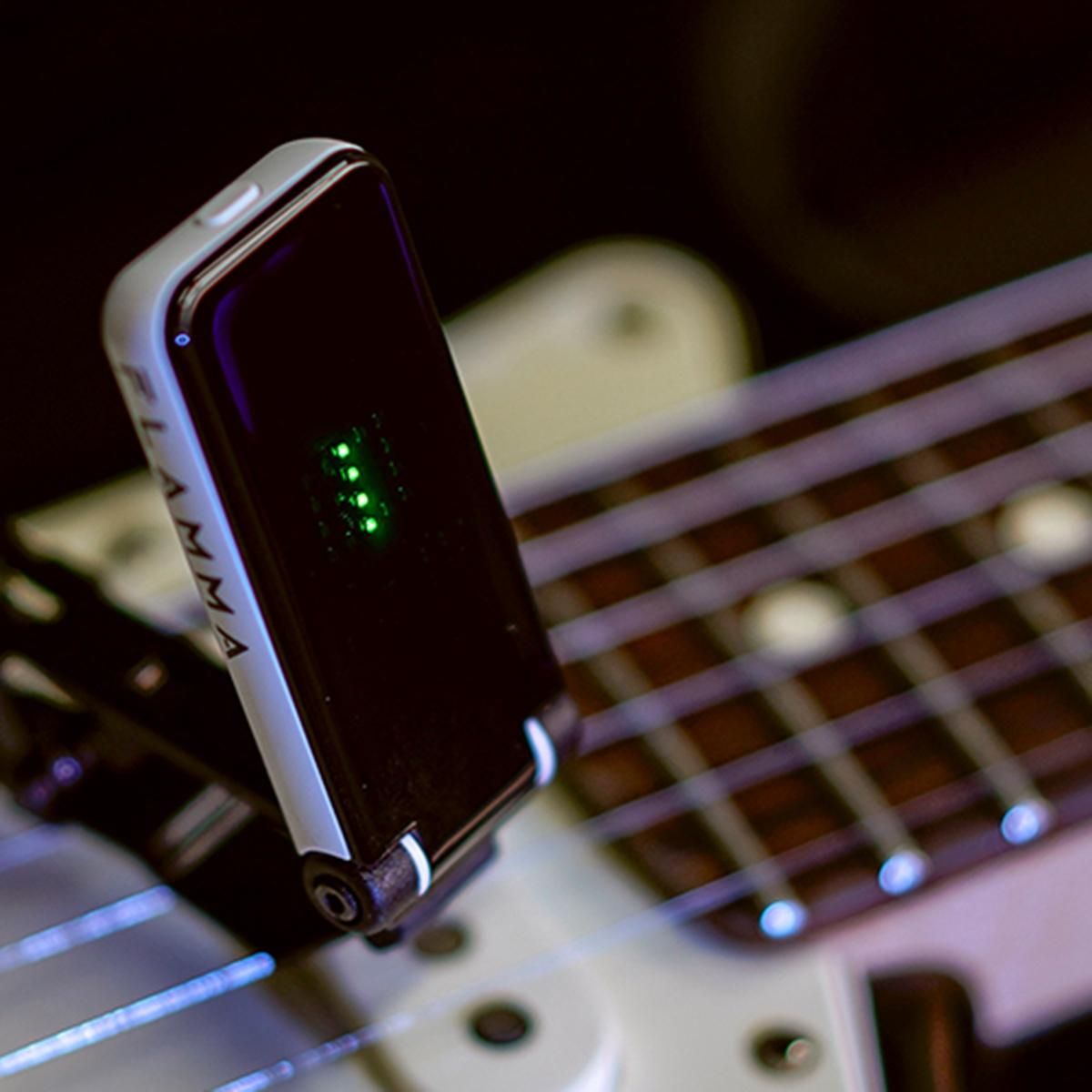FLAMMA FT01 Clip-on Tuner for Electric Acoustic Guitar Bass Ukeleles All Instruments