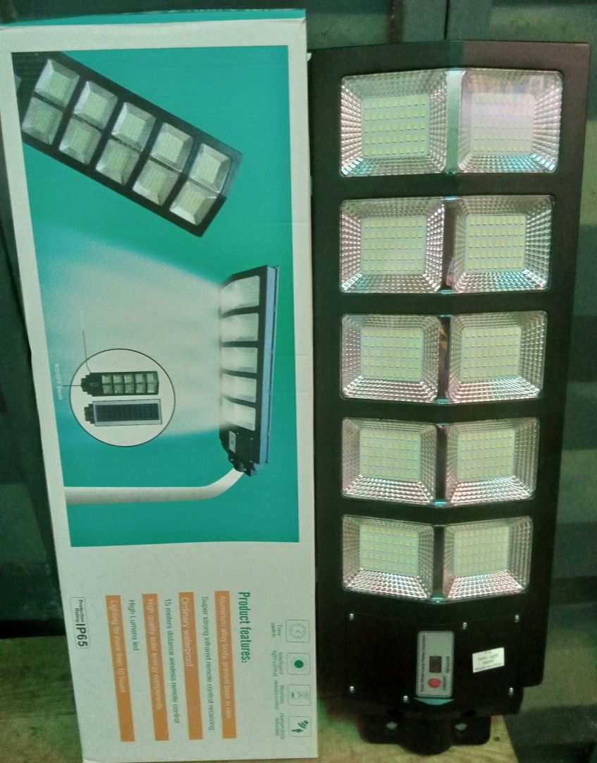 500w Solar Street Lights With Remote And Pole