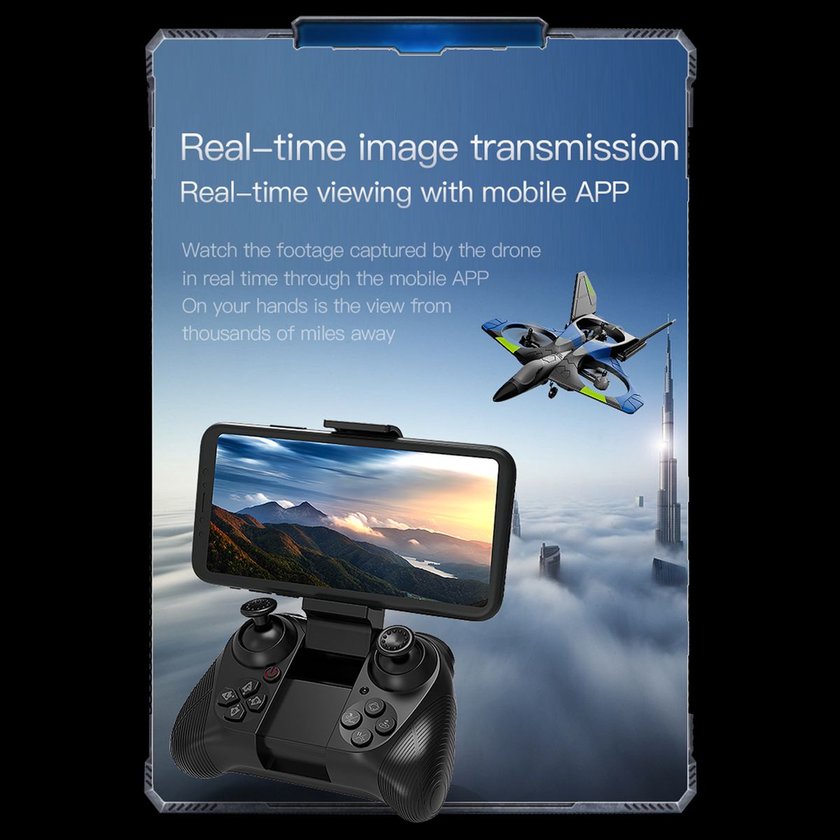 Remote Control Airplane With Camera 4K 2.4GHz Remote
