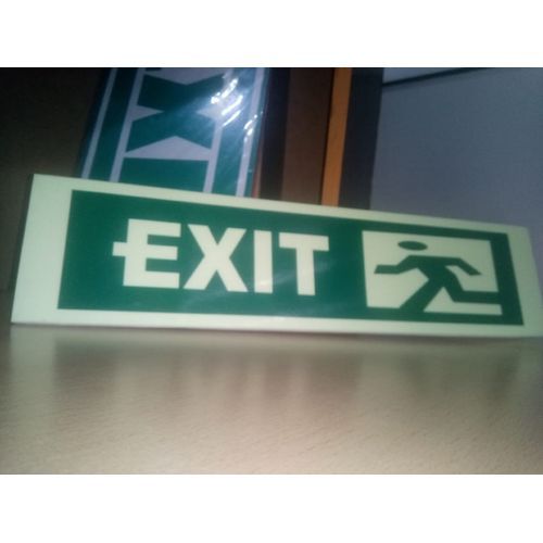 Glow Exit Safety Signage