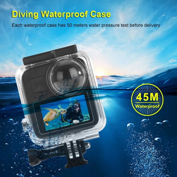 45m Waterproof Housing Diving Case For GoPro MAX