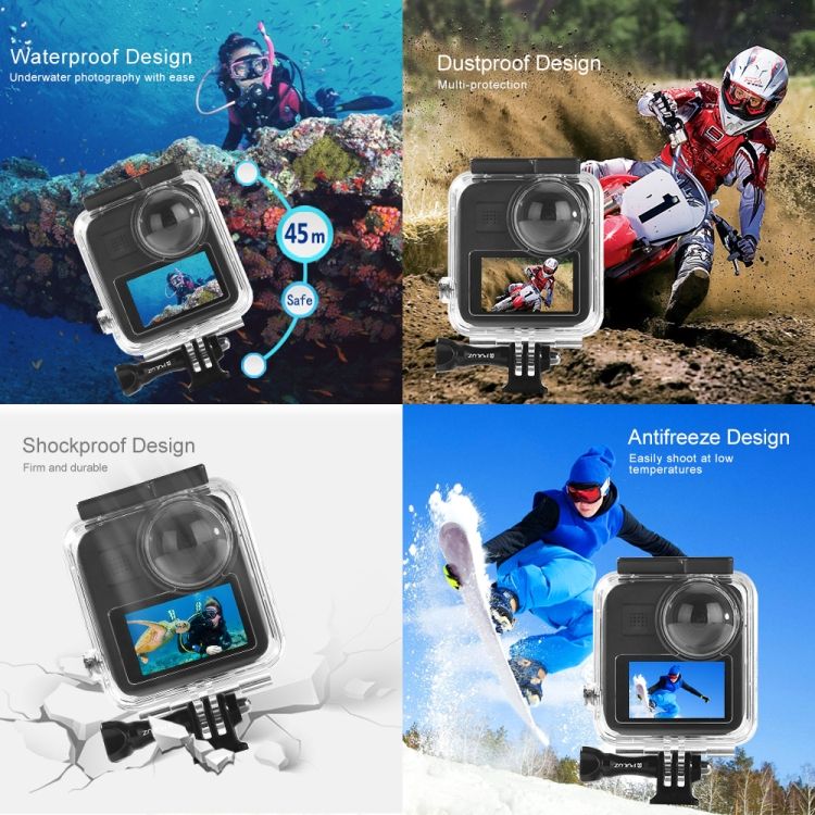 45m Waterproof Housing Diving Case For GoPro MAX