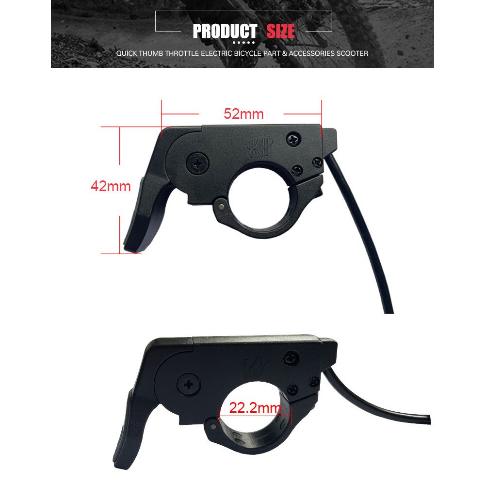 Quick Thumb Throttle Electric Bicycle Part Accessories