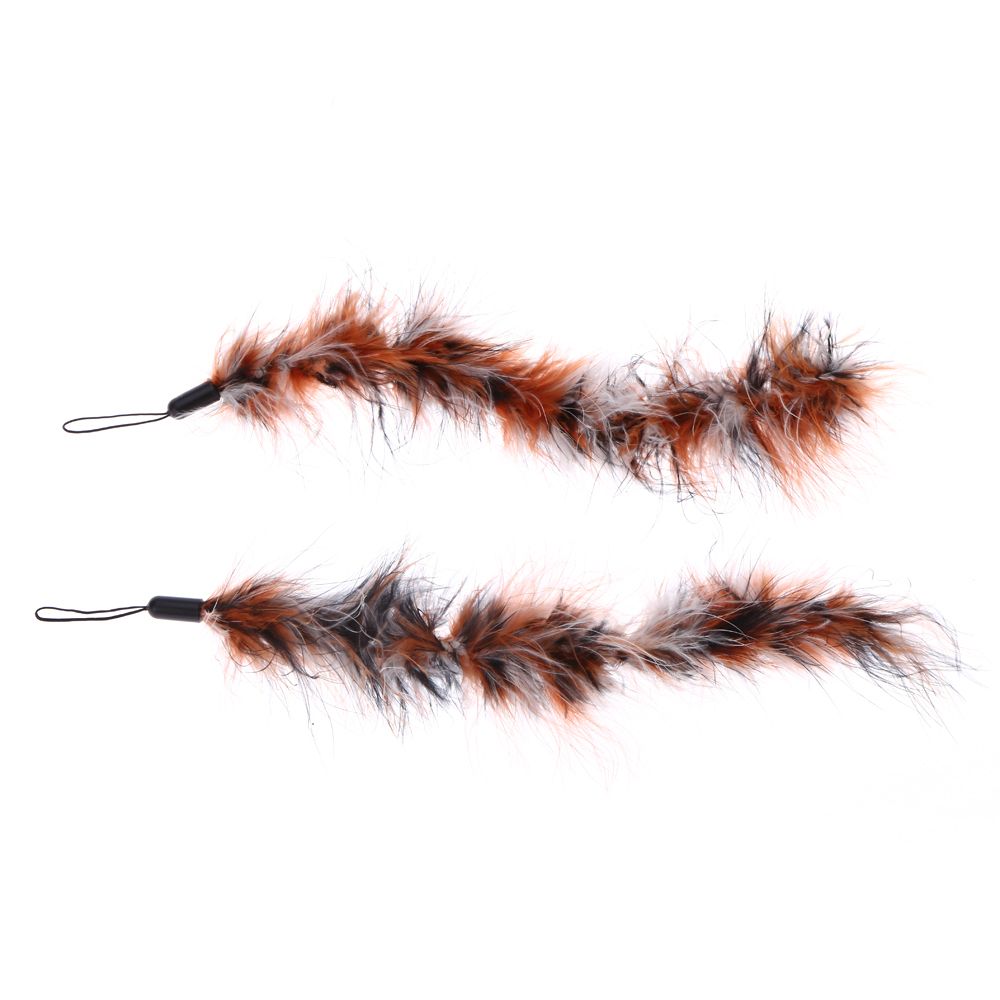 9PCS Luxury Colorful Natural Long Feather Pet Kitten Cat