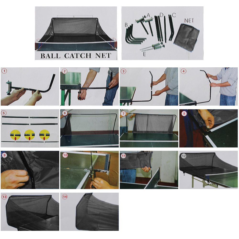 Table Tennis Ball Catch Net Ping Pong Ball Collector Net For
