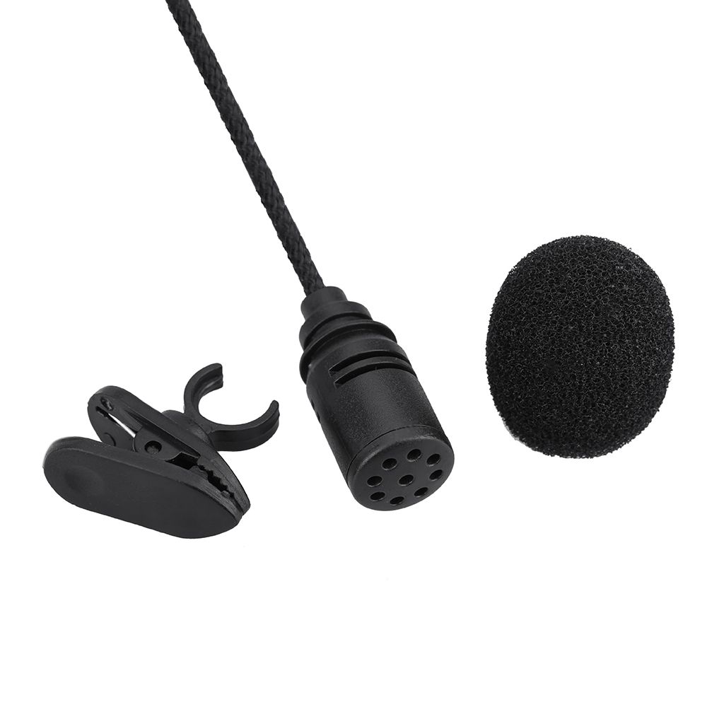 Mini Portable Clip-on Lapel Lavalier Condenser Microphone