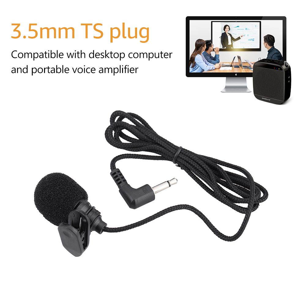 Mini Portable Clip-on Lapel Lavalier Condenser Microphone
