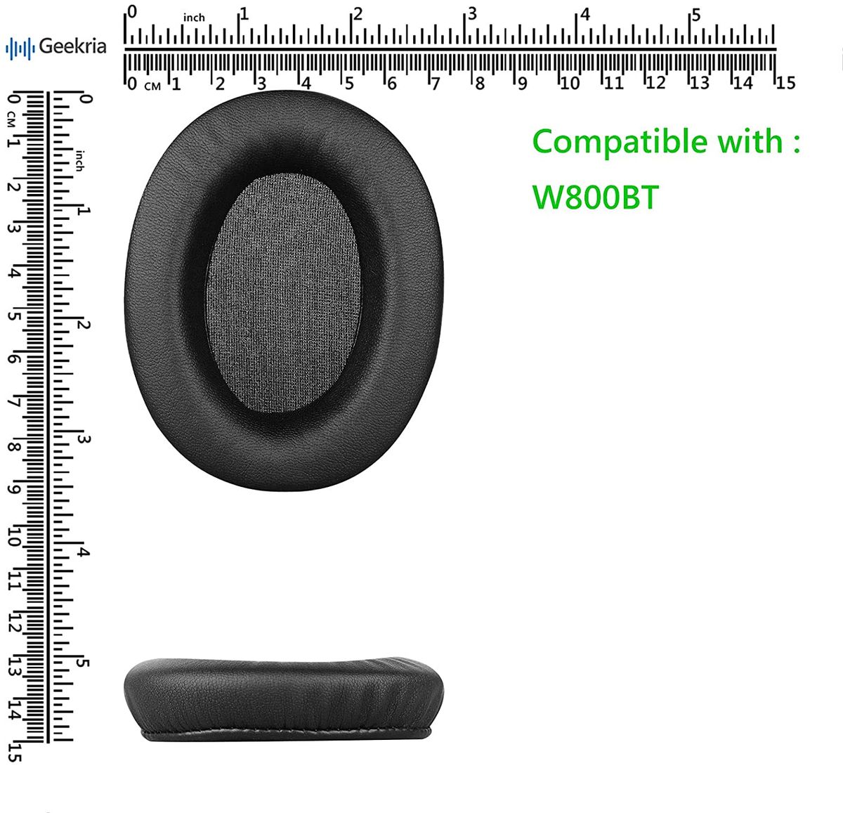 Geekria Ear Pads For Edifier W800BT Headphones