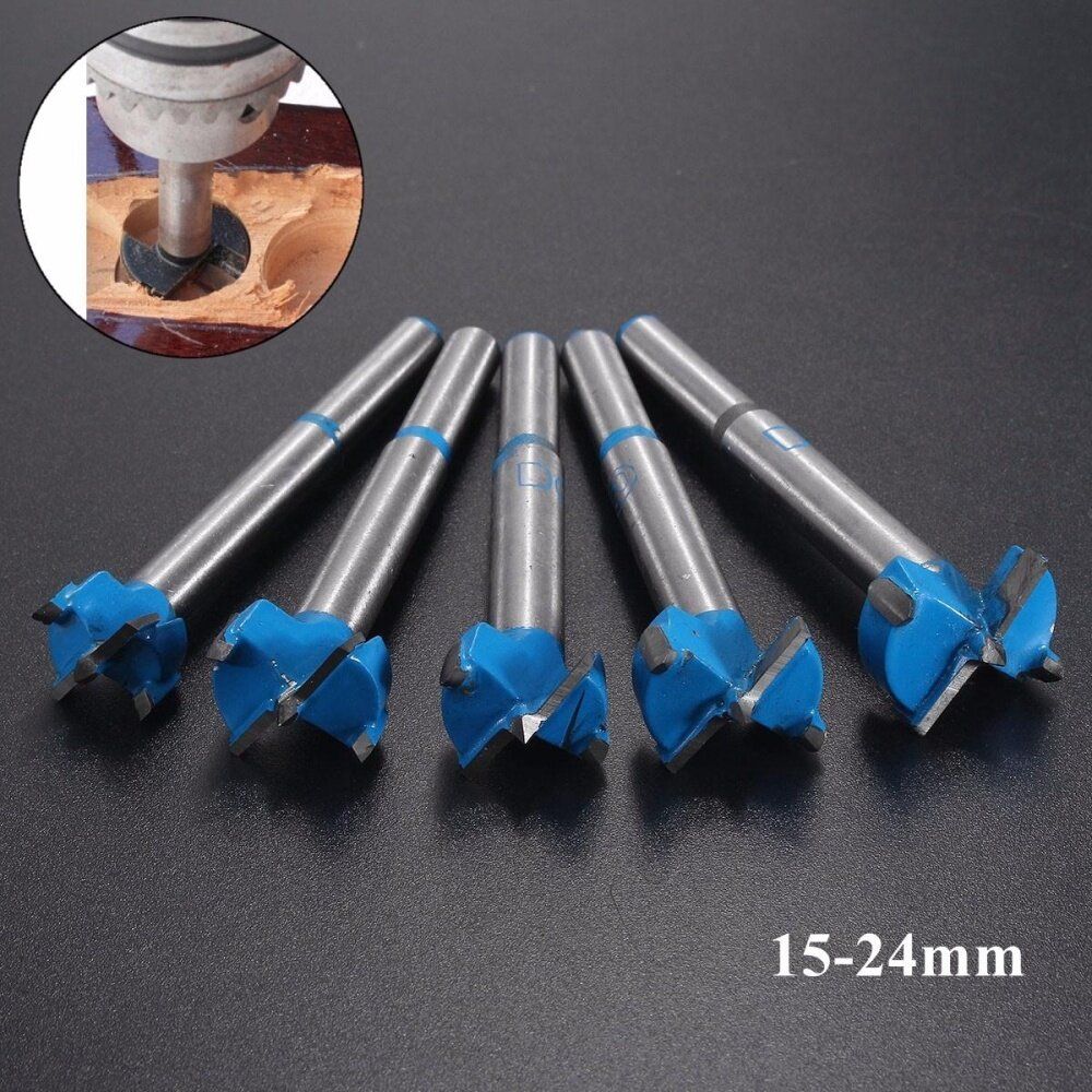 15mm-24mm Drill Bits Cemented Carbide Forstner Boring Woodworking Hole 18mm