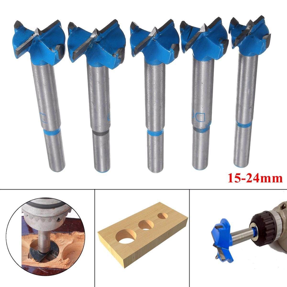 15mm-24mm Drill Bits Cemented Carbide Forstner Boring Woodworking Hole 18mm