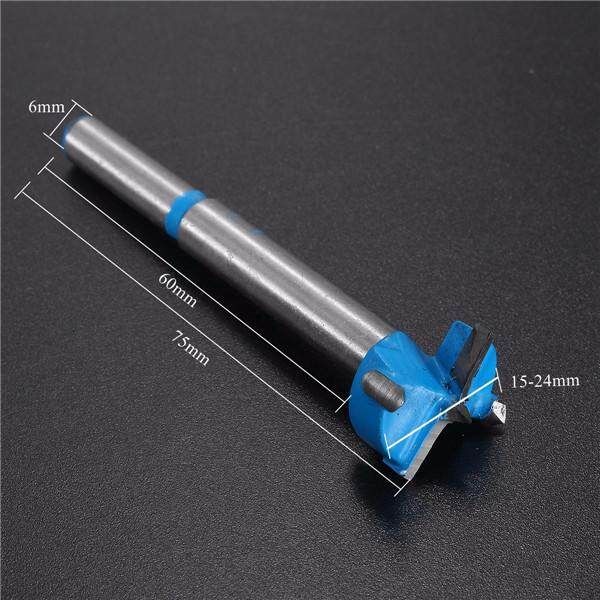 15mm-24mm Drill Bits Cemented Carbide Forstner Boring Woodworking Hole 18mm