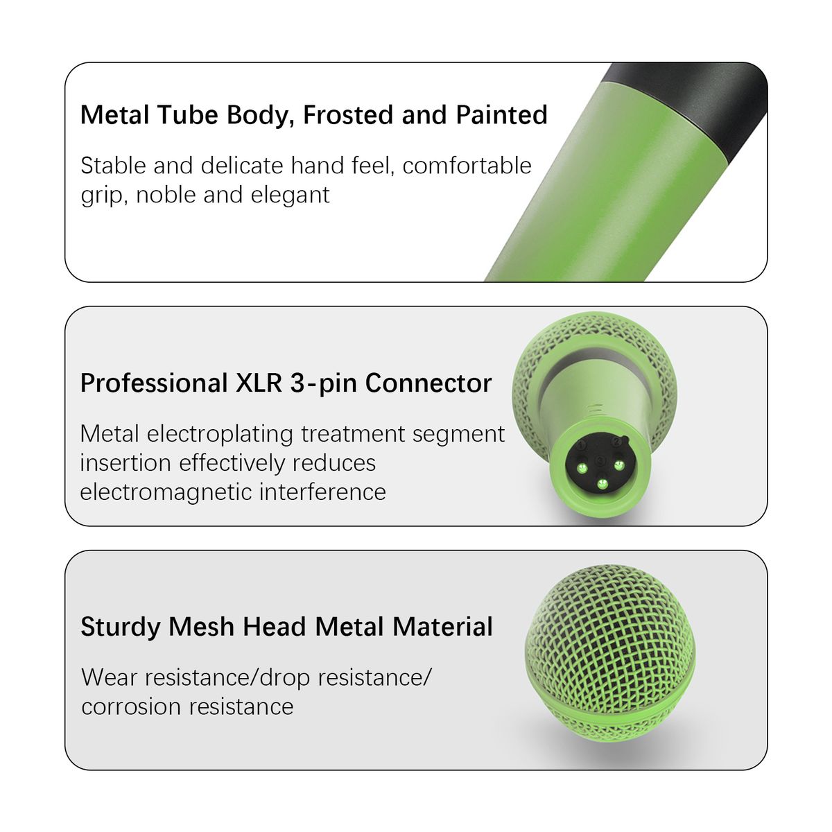 Profession Dynamic Microphone Wired Mic Dynamic Handheld