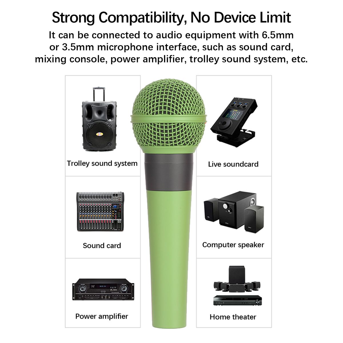 Profession Dynamic Microphone Wired Mic Dynamic Handheld