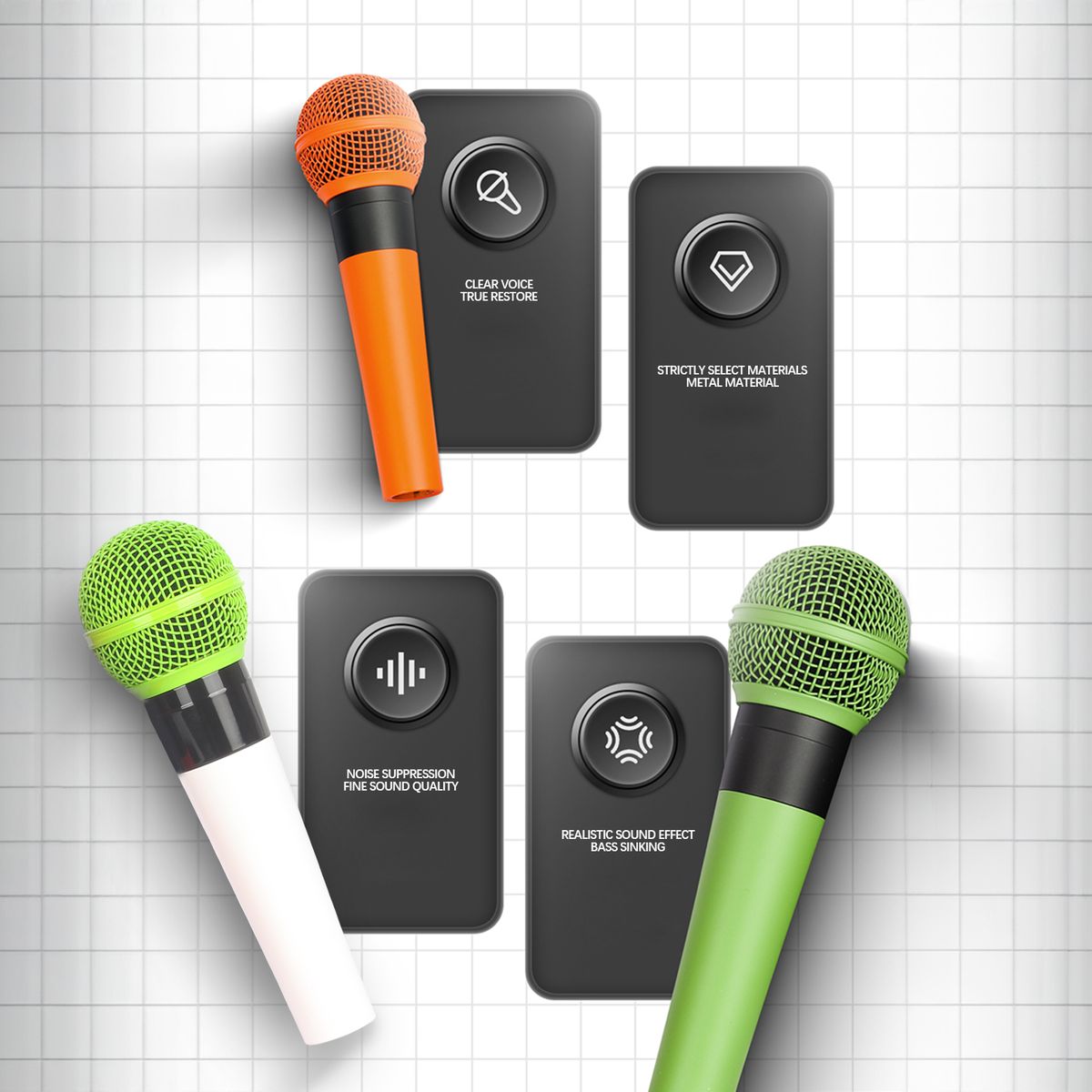 Profession Dynamic Microphone Wired Mic Dynamic Handheld