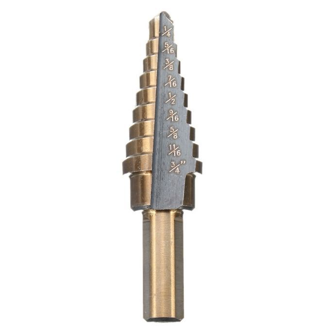 Step Drill Bit Set REAMER Moly-M7 Step Bit UNIBIT Lifetime Warranty DrillHog